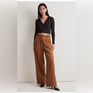 NWOT Madewell Harlow Wide Leg Pant